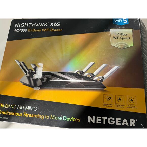 netgear | Networking | Nighthawk X6s Smart Wifi Router R800p Ac4000 ...